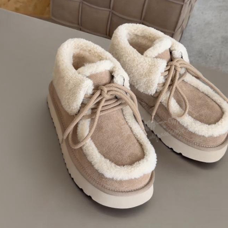 WM6冬真皮羊毛超轻保暖雪地靴女