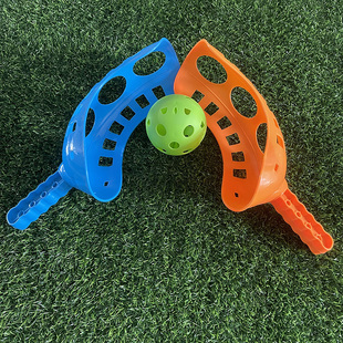 儿童双人抛接球道具幼儿单手抛接球趣味玩具儿童接球道具幼儿互动