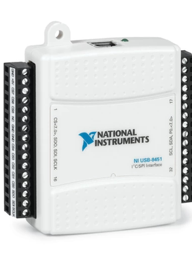 NI USB-8451 I²C/SPI接口设备 正品二手成色新，功能正常