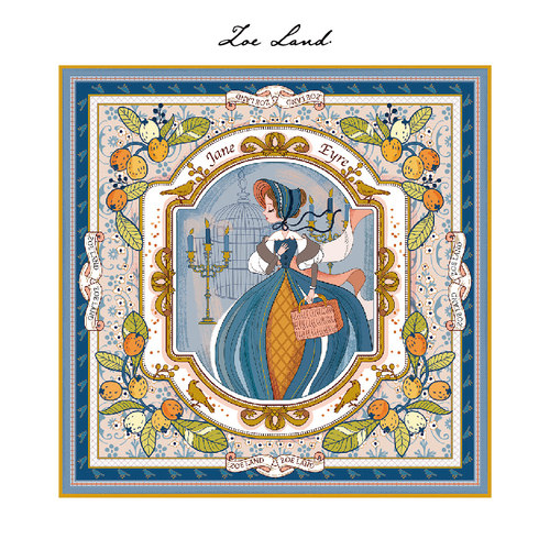 简爱中方巾原创丝巾原创