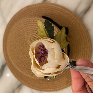 儿童 胸花 项链 领结礼貌遮阳帽 编织帽子配饰