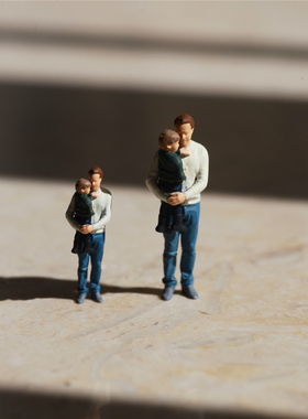 KING TOYS 父子 1/87 1/64 1/43人偶车模场景搭配 预定