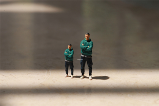 KING TOYS 卫衣男 1/87 1/64 1/43人偶车模场景搭配 预定