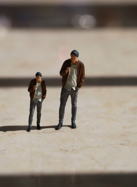 KING TOYS 颓废男 1/87 1/64 1/43人偶车模场景搭配 预定