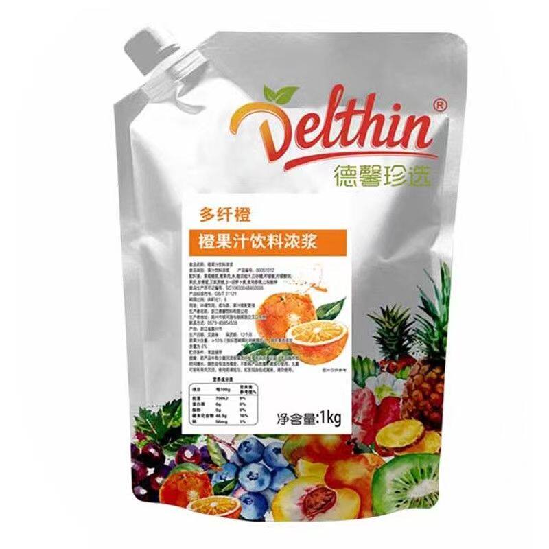 德馨珍选多纤橙果汁饮料浓浆果肉果味/风味/果汁饮料