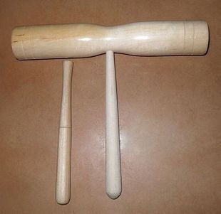 打击乐、 双响桶 白木双响桶 双响桶配音乐器、双响筒