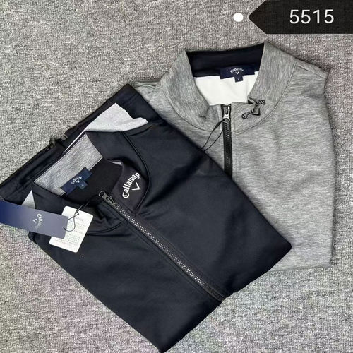 高尔夫球衣男装马甲背心春秋款时尚拼接单层弹力针织速干外套刺绣