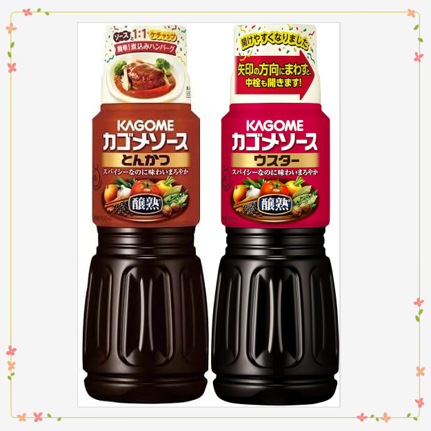 日本原装进口 KAGOME猪排酱 伍斯特酱 调味酱汁多用途酱汁2个规格