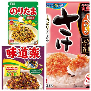 日本丸美屋/MARUMIYA 儿童拌饭料 海苔鸡蛋 鲣鱼味道乐鲑鱼 即食