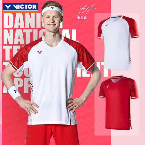 victor威克多胜利羽毛球服2024新款大赛系列短袖T-40000 T-41000