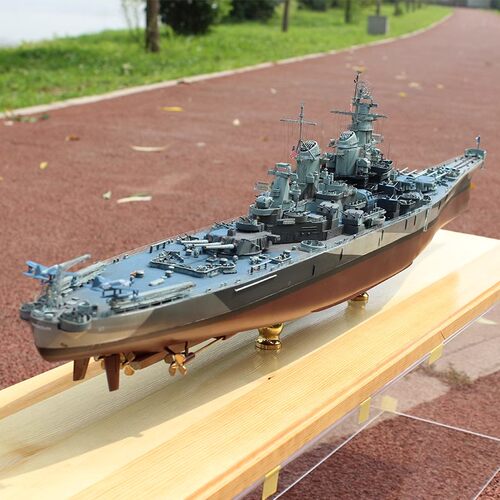 小号手拼装军舰模型1/350密苏里号战列舰 成人军事战舰世界船模