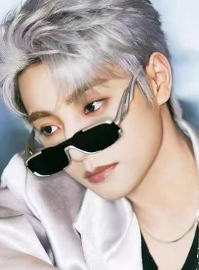 鲨鱼元素连体一片式墨镜