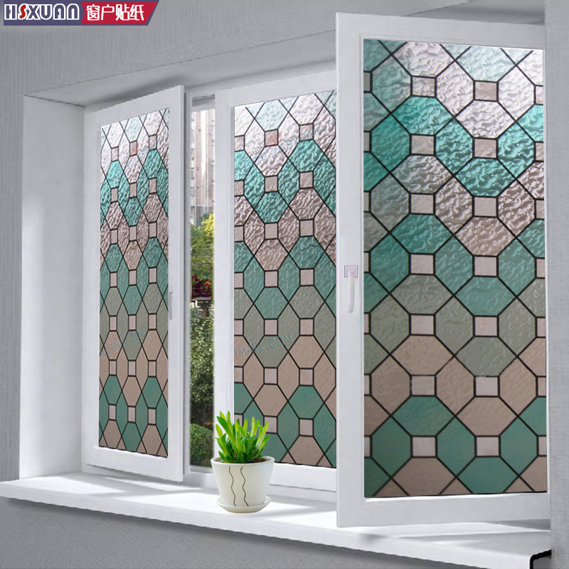卫生间透光不透明玻璃贴纸