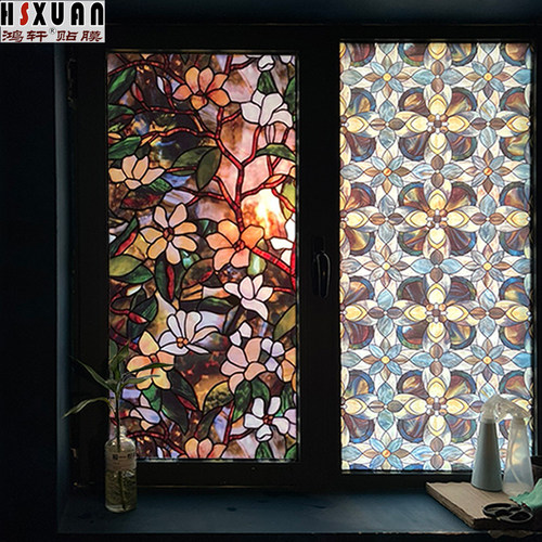 浴室卫生间玻璃贴纸透光