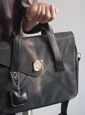 Michiko原创火漆印章大容量信封电脑防震游戏本16寸手提笔记本包