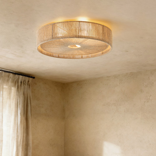 麻绳吸顶灯设计师民宿餐厅复古