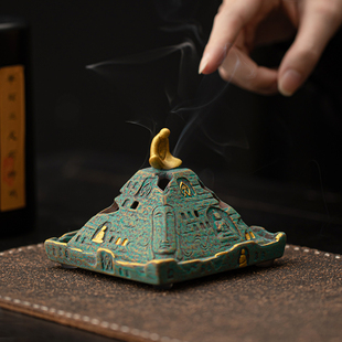 【无相佛】敦煌文创盘香炉檀香沉香家用室内中式禅意香薰炉摆件