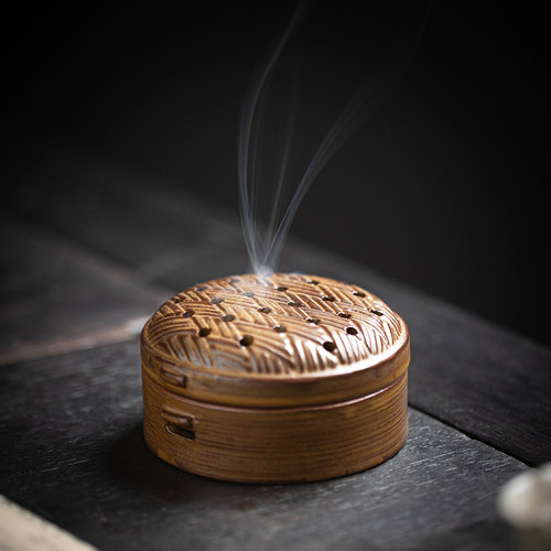 蒸笼盘香炉家用室内仿古香薰炉