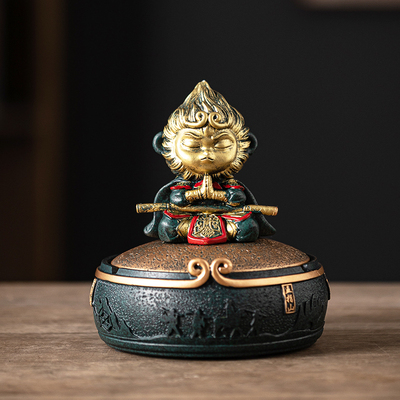 【梦回取经路】孙悟空烟灰缸带盖防风防飞灰茶几大号烟缸齐天大圣