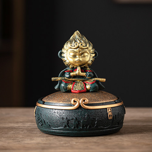 【梦回取经路】孙悟空烟灰缸带盖防风防飞灰茶几大号烟缸齐天大圣