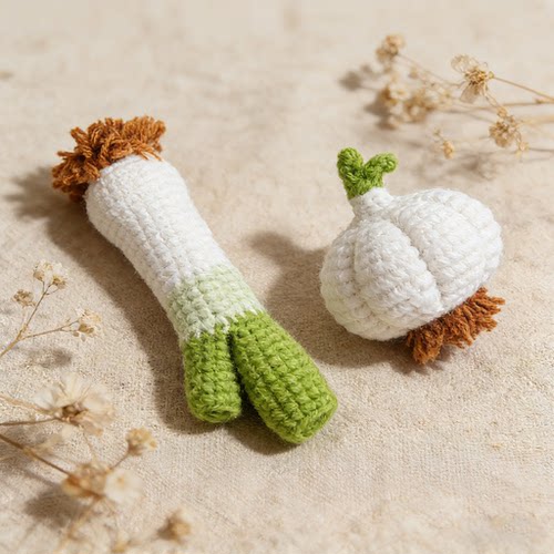 【菁菁织物铺】成品 大葱大蒜手工针织毛线包挂件饰品礼物钥匙扣