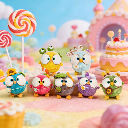 【菁菁织物铺】成品 胖小鸡手工编织毛线玩偶定制礼物挂件摆件