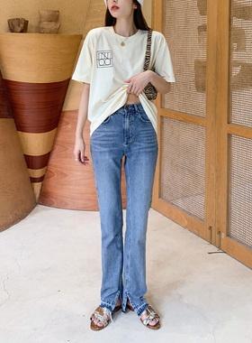 清仓 一件4折 两件2.8折 不退不换 KAANAS 豹纹牛皮女士凉拖鞋