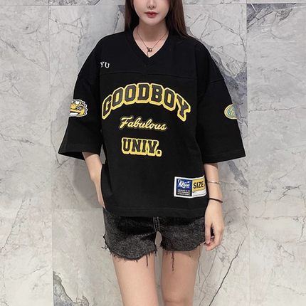 清仓 一件4折 两件2.8折 不退不换 XOXOGOODBOY 休闲球衣T恤衫