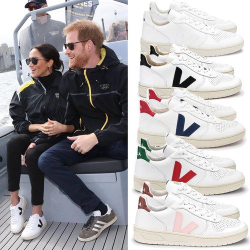 veja法国购牛皮休闲风多色小白鞋