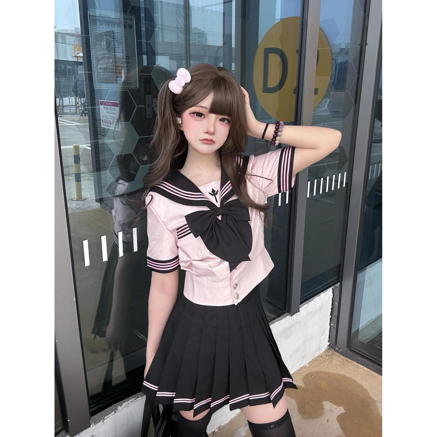 狐兔JK原创【恋爱结蕾】正版水手服日系甜美女套装全套学院风制服