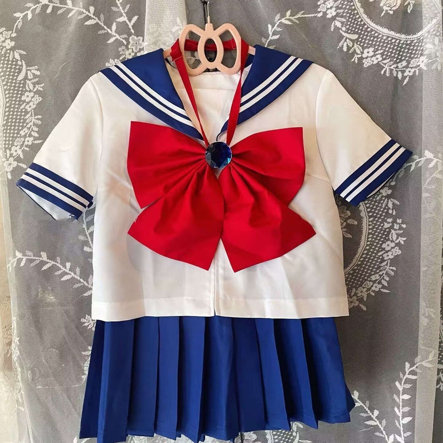 短袖jk制服套装水手服基础学院美少女战士领结清仓水手服一整套