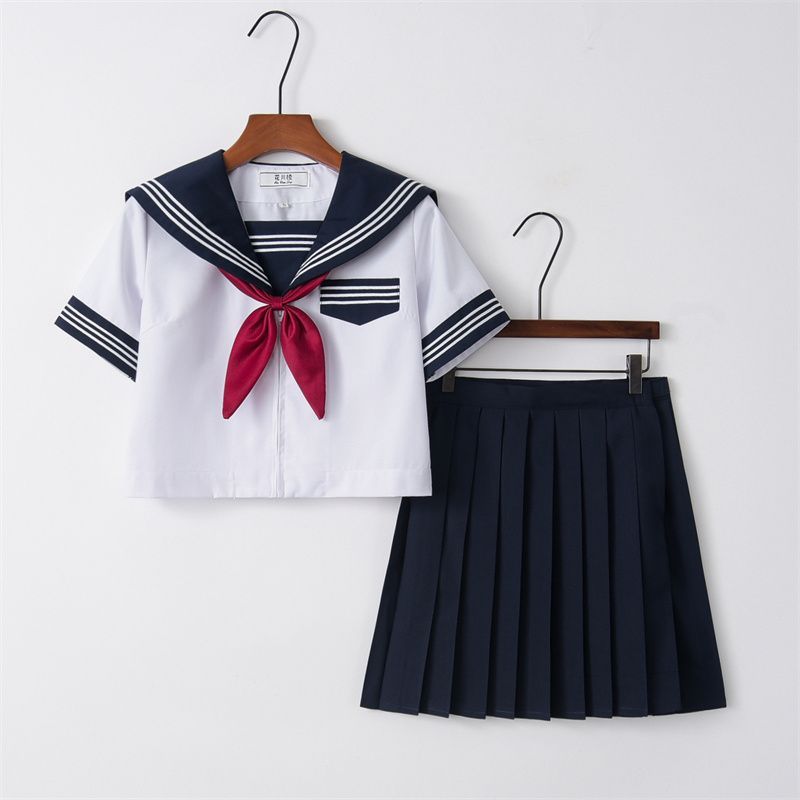 【改良白三本】正统基础款日系JK制服软妹水手服套装女学院风班服
