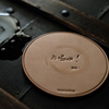KONGLONGMOGU Vegetable tanned cowhide Coaster Pidian Drink plenty of water Coaster