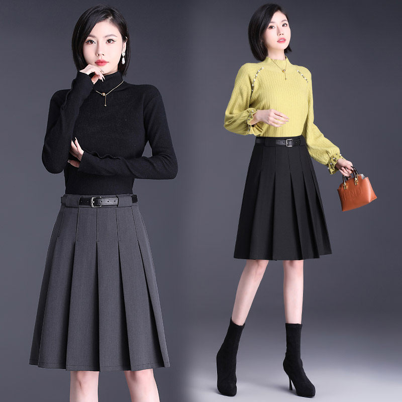 学院风高腰百褶裙女小个子2025新款秋冬韩系穿搭设计感西装半身裙,女装/女士精品,半身裙,淘宝优惠券,粉丝福利购,淘宝优惠卷