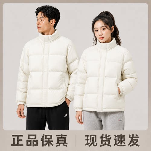 流拉链棉服派克服男女同款FKFT栗上如约美式复古基础保暖加厚纯色