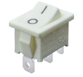 白色两档开关ON-ON  MR-1-120-C5N-WWAA
