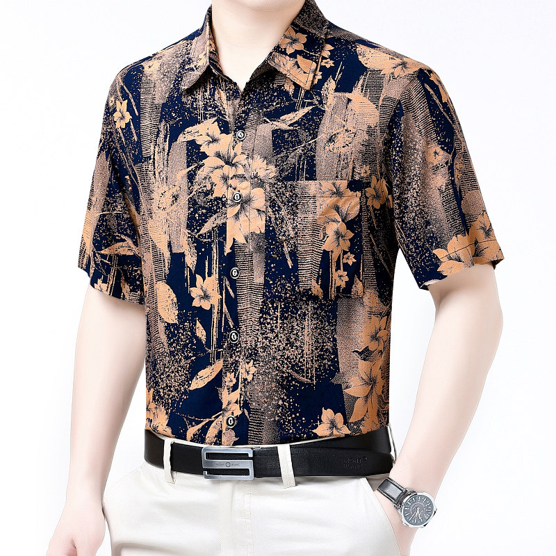 【专柜正品】高品质男装花衬衫