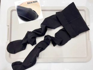 十分裤 哑光质感连裤 里起毛内拉绒发热无压力舒适显瘦款 日单160D