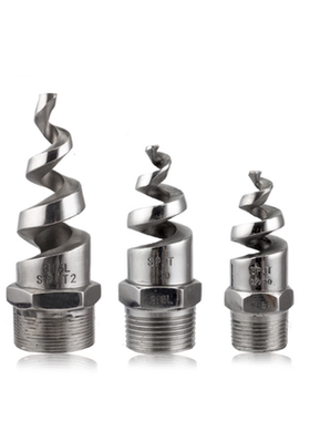 螺旋喷嘴316L不锈钢螺旋喷头SPJT不锈钢喷头消防螺纹喷头喷淋脱硫