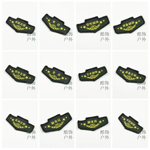 校园教育企业拓展培训主任助教辅导师魔术贴针织职务书记胸章