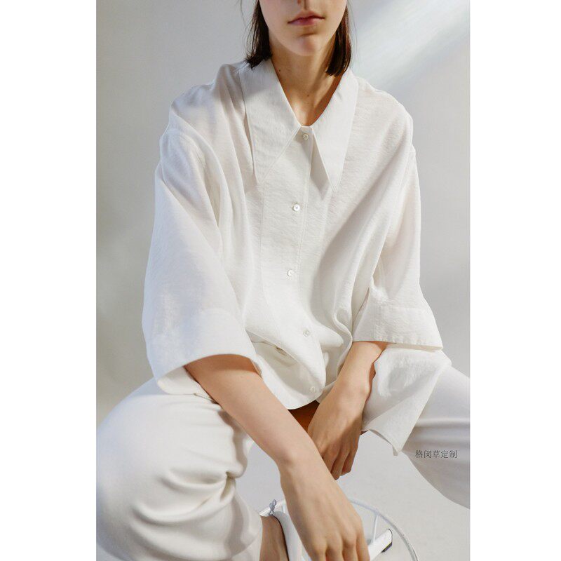 格闵草定制lemaire19SS剪刀领上