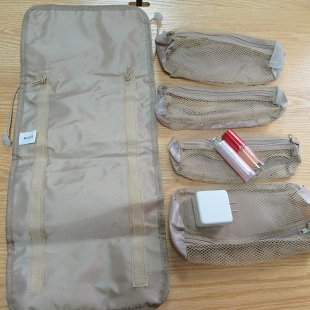 多功能尾货卷卷包 化妆包旅行收纳包洗漱包 内部带4个独立收纳袋