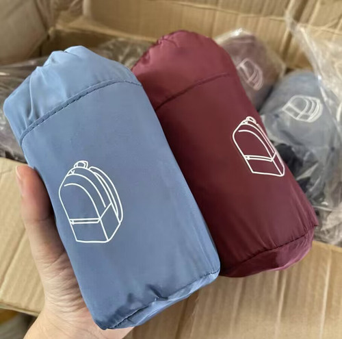 轻便出行旅行备用可折叠背包~休闲便携双肩包轻便书包带侧兜~