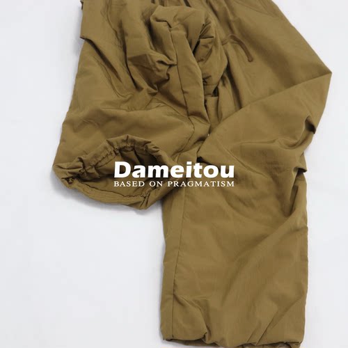 航天级保暖神裤~日本EX20新雪丽棉3M棉裤轻盈黑科技伞兵裤松弛感