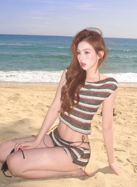 jenny同款辣妹四件套比基尼
