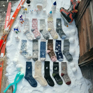 韩国正品直邮SOCKS APPEAL设计师品牌25冬季保暖羊毛中筒袜