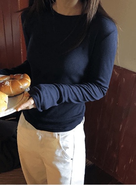 韩国正品直邮26年春款设计师品牌百搭舒适打底衫