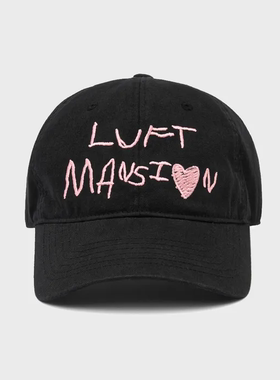 韩国设计师品牌LUFT MANSION25秋刺绣字母棒球帽