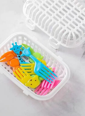 日本原装SANADA洗碗机专用小物收纳篮厨房配件清洗沥水盒2个装