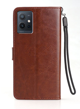 适用T1 5G INDONESIA手机壳皮夹T1 5G印尼版外壳翻盖vivoV2141保护套6.58英寸V1VO新款wiwo硅胶Ⅴivo防摔viuo